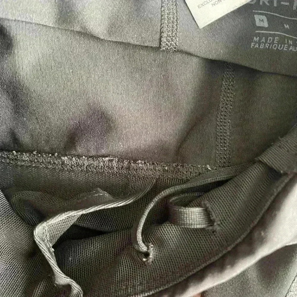 Nike dri-fit racer flash running leggings black polka dot size medium women’s - Picture 6 of 7